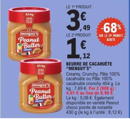 Beurre de Cacahuète 'Menguy's'