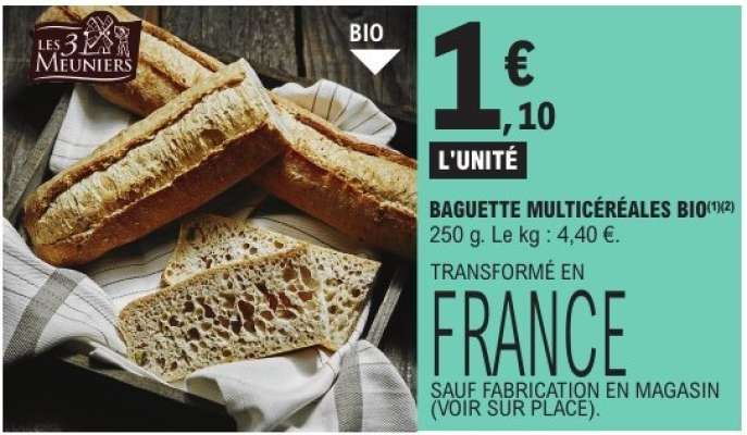 Baguette Multicéréales Bio