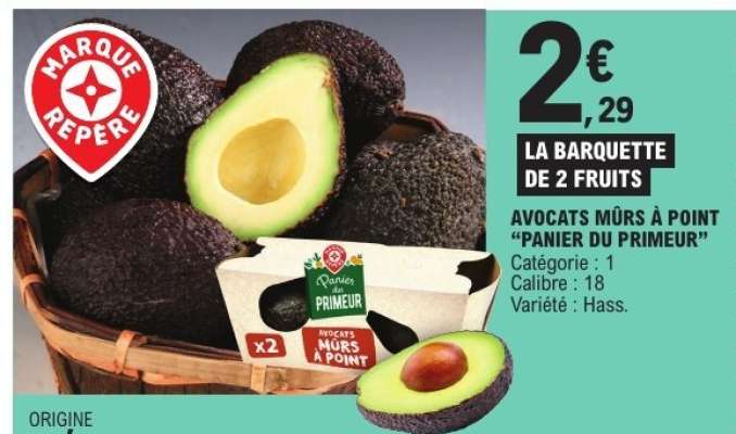 LA BARQUETTE DE 2 FRUITS