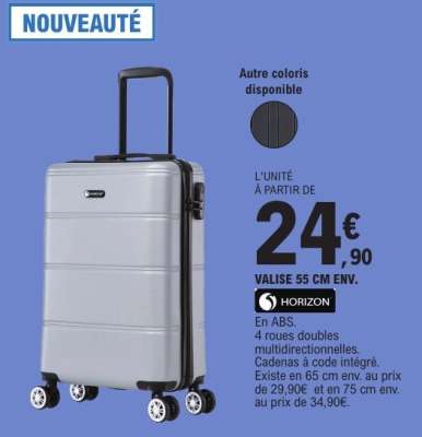VALISE 55 CM ENV.