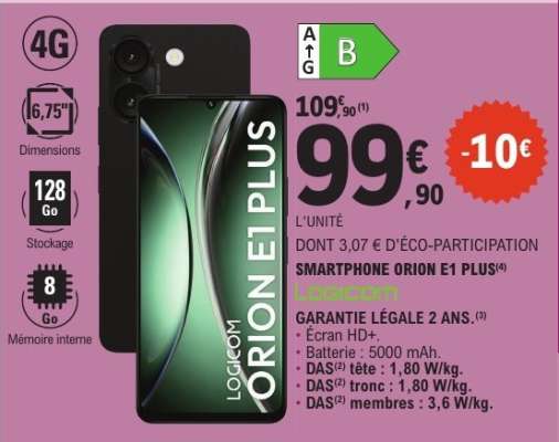 SMARTPHONE ORION E1 PLUS