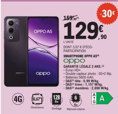 Smartphone Oppo A5