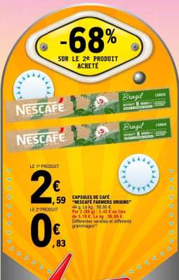 Capsules de café "Nescafé Farmers Origins"
