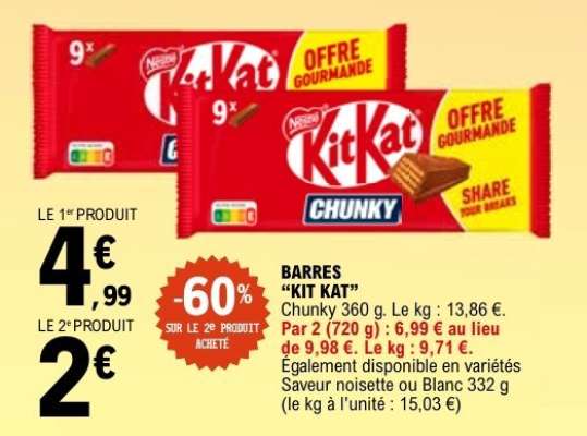 BARRES “KIT KAT”