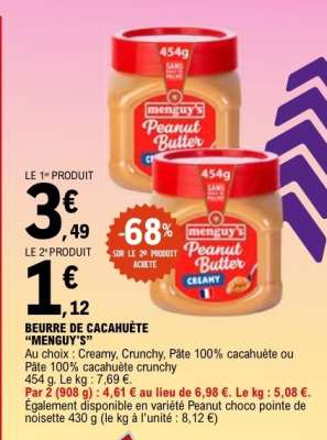 Beurre de Cacahuète 'Menguy's'