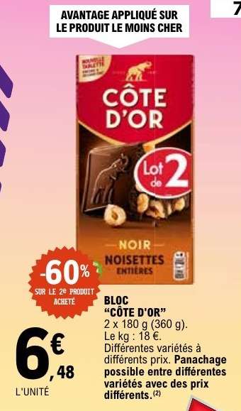 Côte d'Or Noir Noisettes Entières