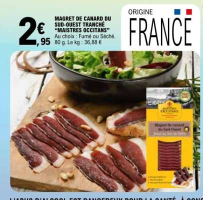 MAGRET DE CANARD DU SUD-OUEST TRANCHÉ “MAISTRES OCCITANS”