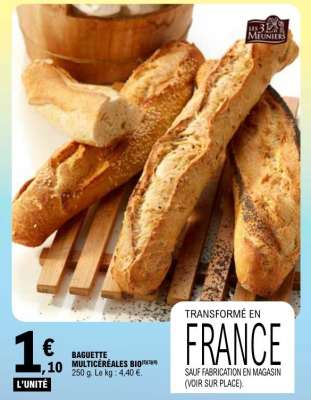 Baguette Multicéréales Bio