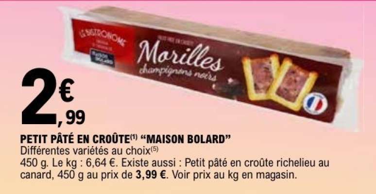 PETIT PATE EN CROUTE MAISON BOLARD