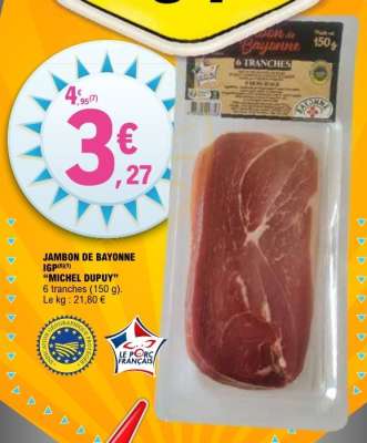 Jambon De Bayonne Igp