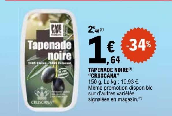 Tapenade noire "CRUSCANA"