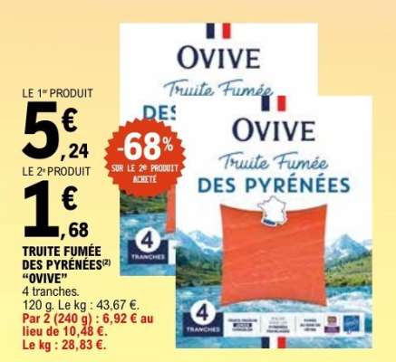 Truite Fumée Des Pyrénées Ovive
