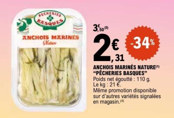 ANCHOIS MARINÉS NATURE "PÊCHERIES BASQUES"