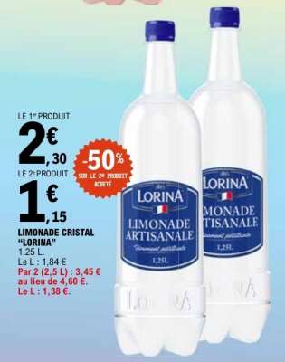 LIMONADE CRISTAL 'LORINA'