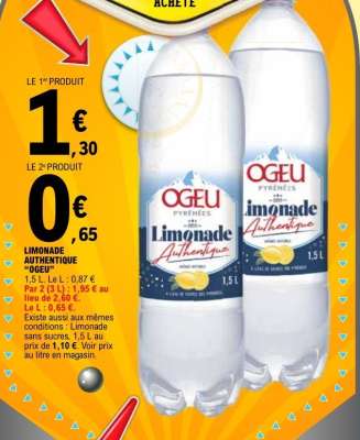 LIMONADE AUTHENTIQUE “OGEU”