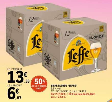 Bière Blonde Leffe*