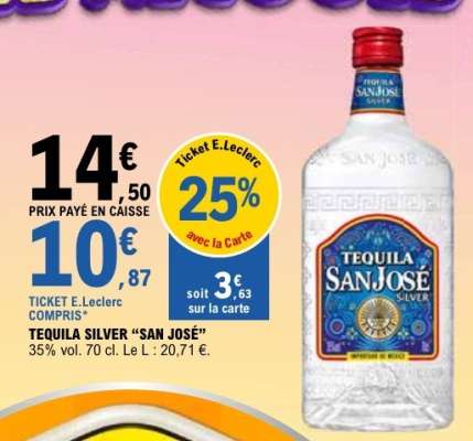 TEQUILA SILVER "SAN JOSE"