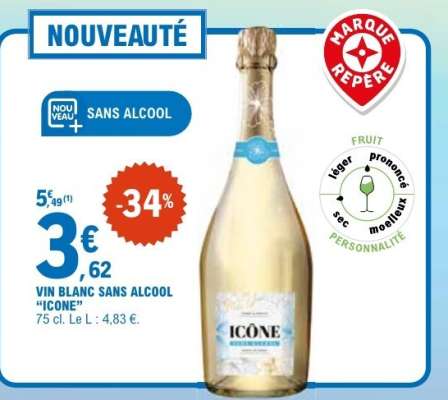 VIN BLANC SANS ALCOOL “ICÔNE”