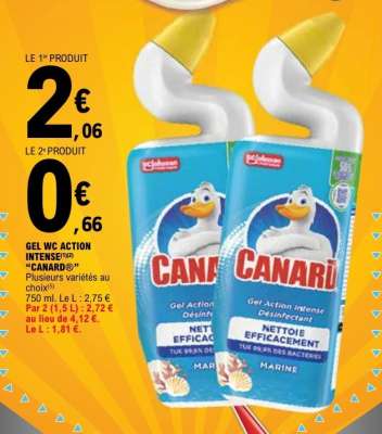 GEL WC ACTION INTENSE CANARD