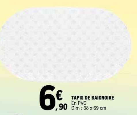 TAPIS DE BAIGNOIRE