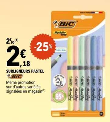SURLIGNEURS PASTEL