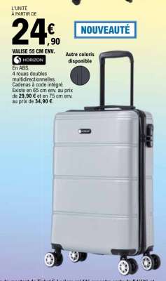 VALISE 55 CM ENV.