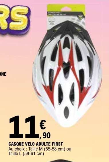 CASQUE VELO ADULTE FIRST