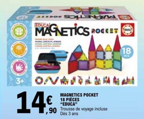 MAGNETICS POCKET 18 PIÈCES “EDUCA”
