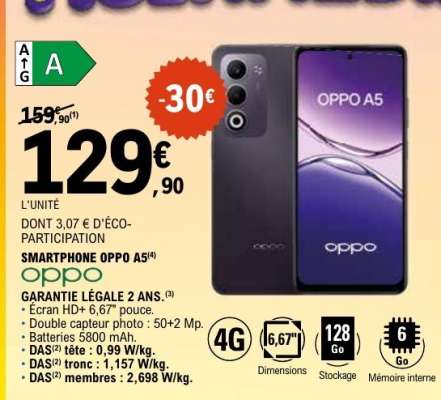 Smartphone Oppo A5