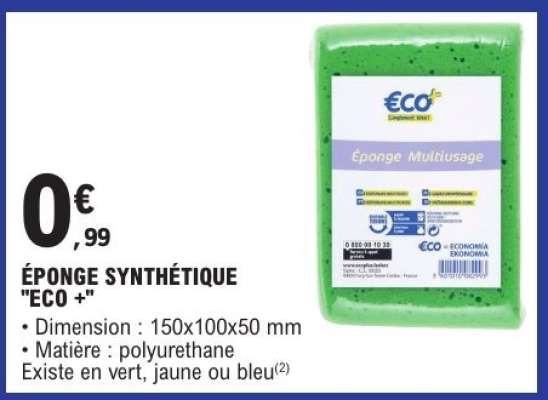 ÉPONGE SYNTHÉTIQUE "ECO +"