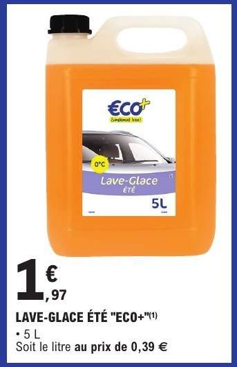 LAVE GLACE ETE "ECO+"