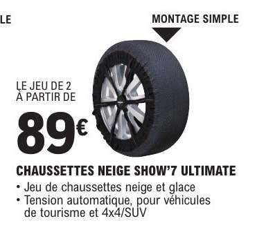 CHAUSSETTES NEIGE SHOW’7 ULTIMATE