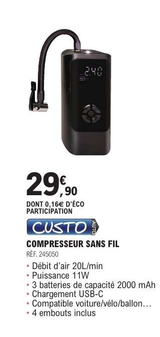 COMPRESSEUR SANS FIL