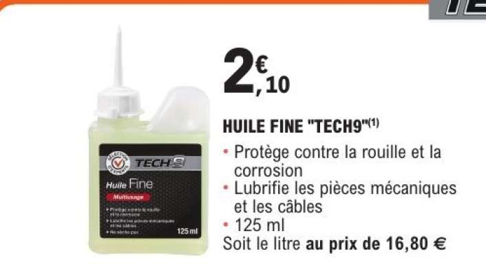HUILE FINE "TECH9"