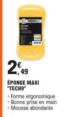 ÉPONGE MAXI "TECH9"