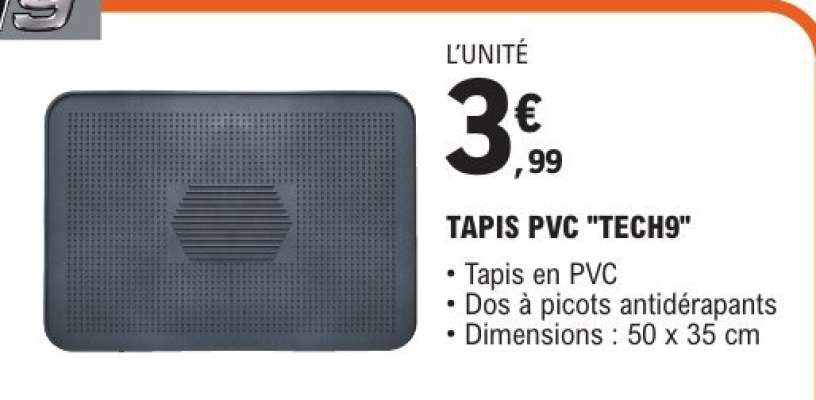 TAPIS PVC 'TECH9'