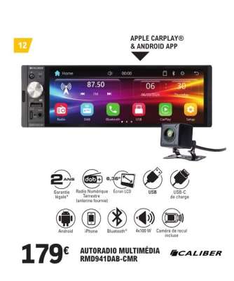 AUTORADIO MULTIMÉDIA RMD941DAB-CMR