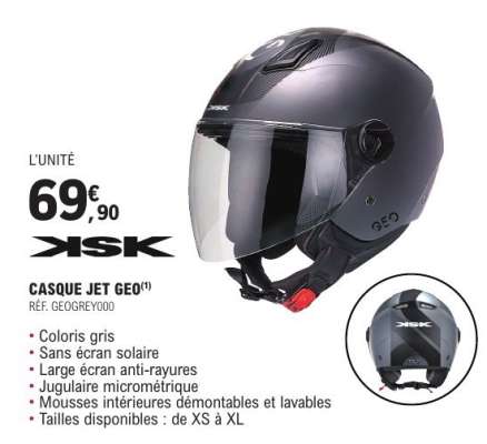 CASQUE JET GEO