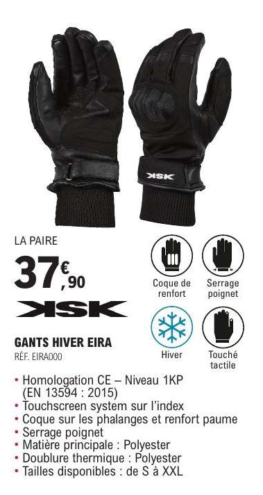 GANTS HIVER EIRA
