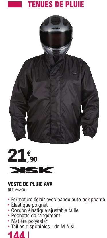 VESTE DE PLUIE AVA