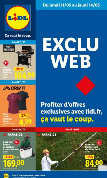 thumbnail - Catalogue Lidl - Les Exclu Web de la semaine