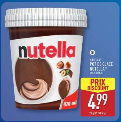 NUTELLA POT DE GLACE