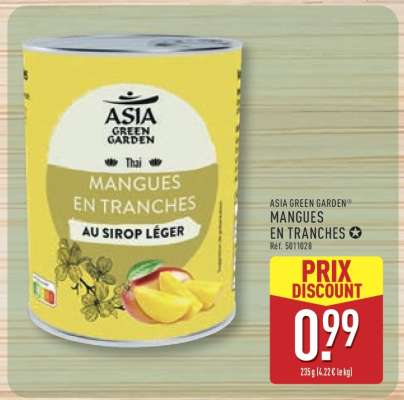 ASIA GREEN GARDEN® MANGUES EN TRANCHES