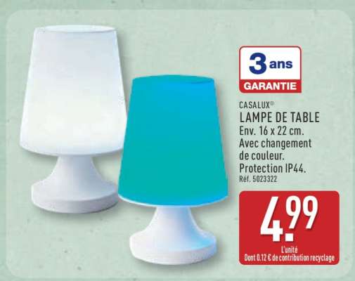CASALUX Lampe de Table