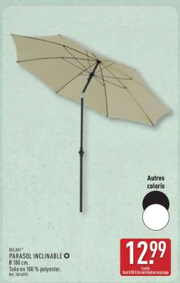 BELAVI PARASOL INCLINABLE