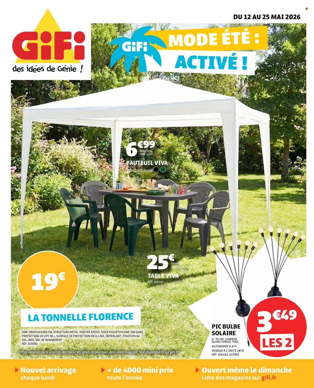 Catalogue GiFi - 12/05/2026 - 25/05/2026. Page 1