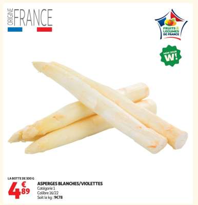 Asperges Blanches Violettes