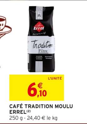 CAFÉ TRADITION MOULU ERREL