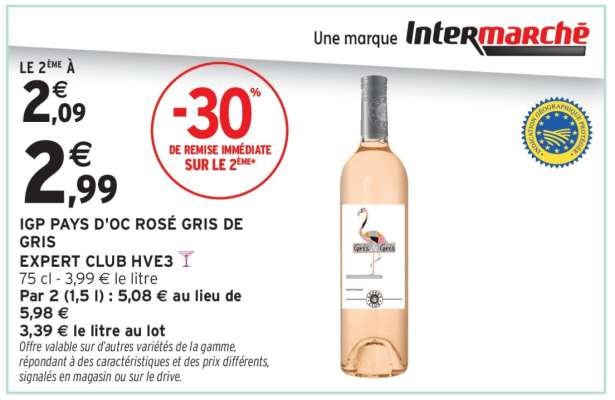 IGP PAYS D'OC ROSÉ GRIS DE GRIS