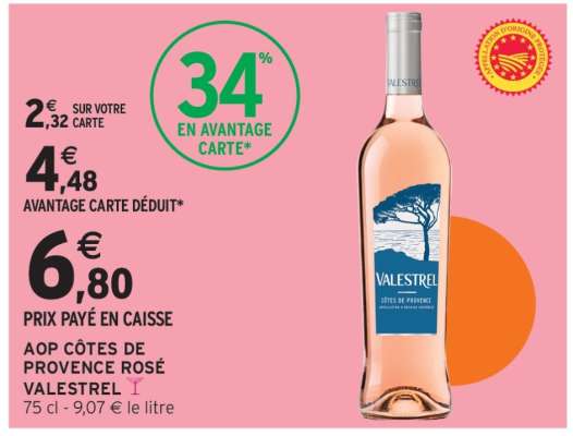 AOP CÔTES DE PROVENCE ROSÉ VALESTREL